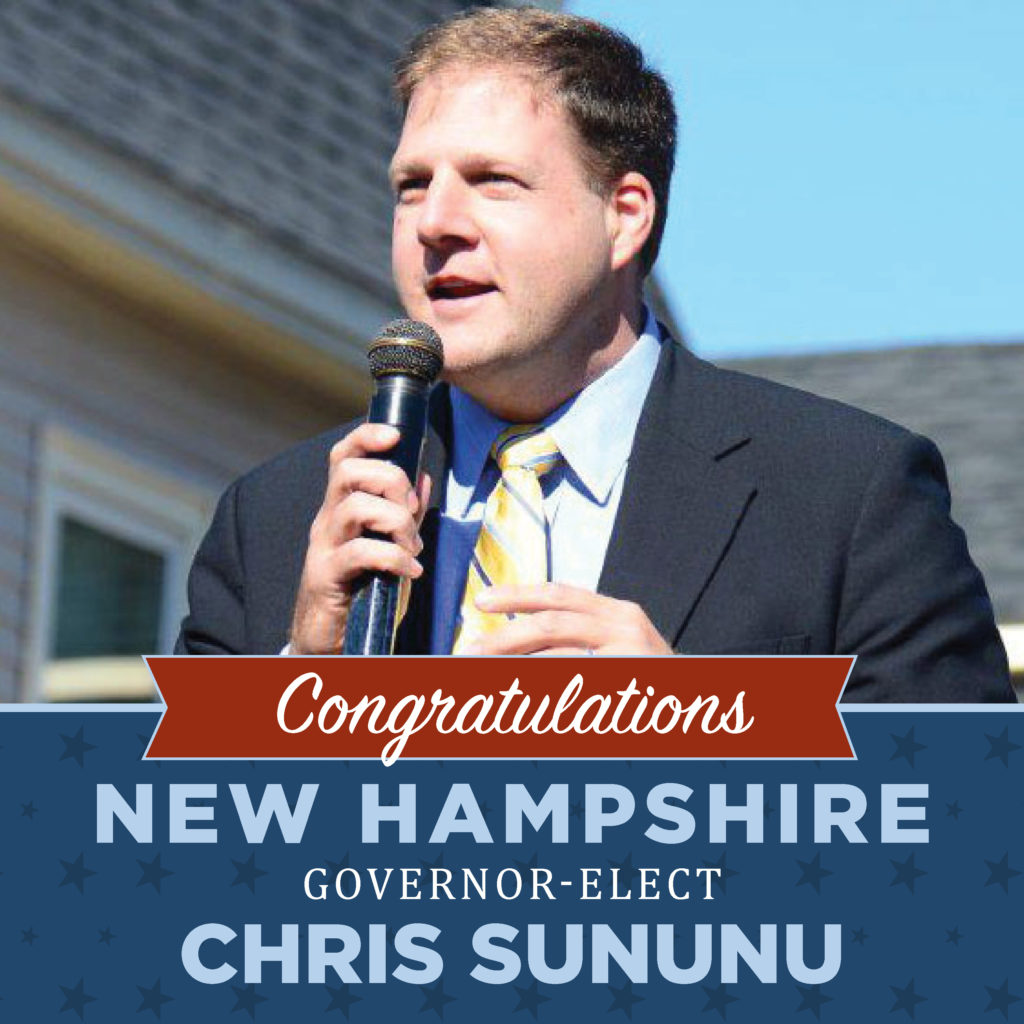 RGA Congratulates New Hampshire GovernorElect Chris Sununu
