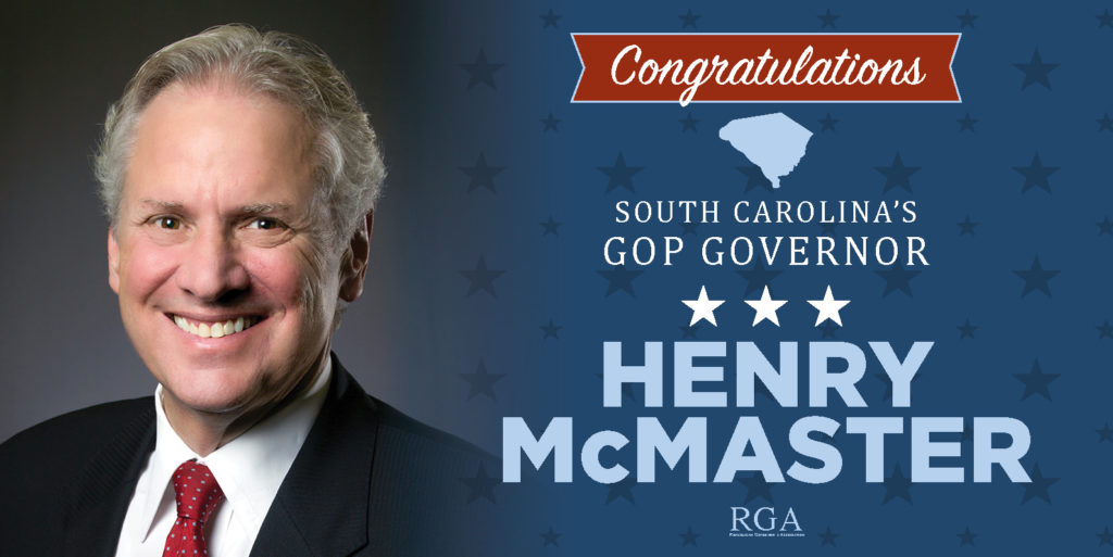 RGA Congratulates South Carolina Governor Henry McMaster